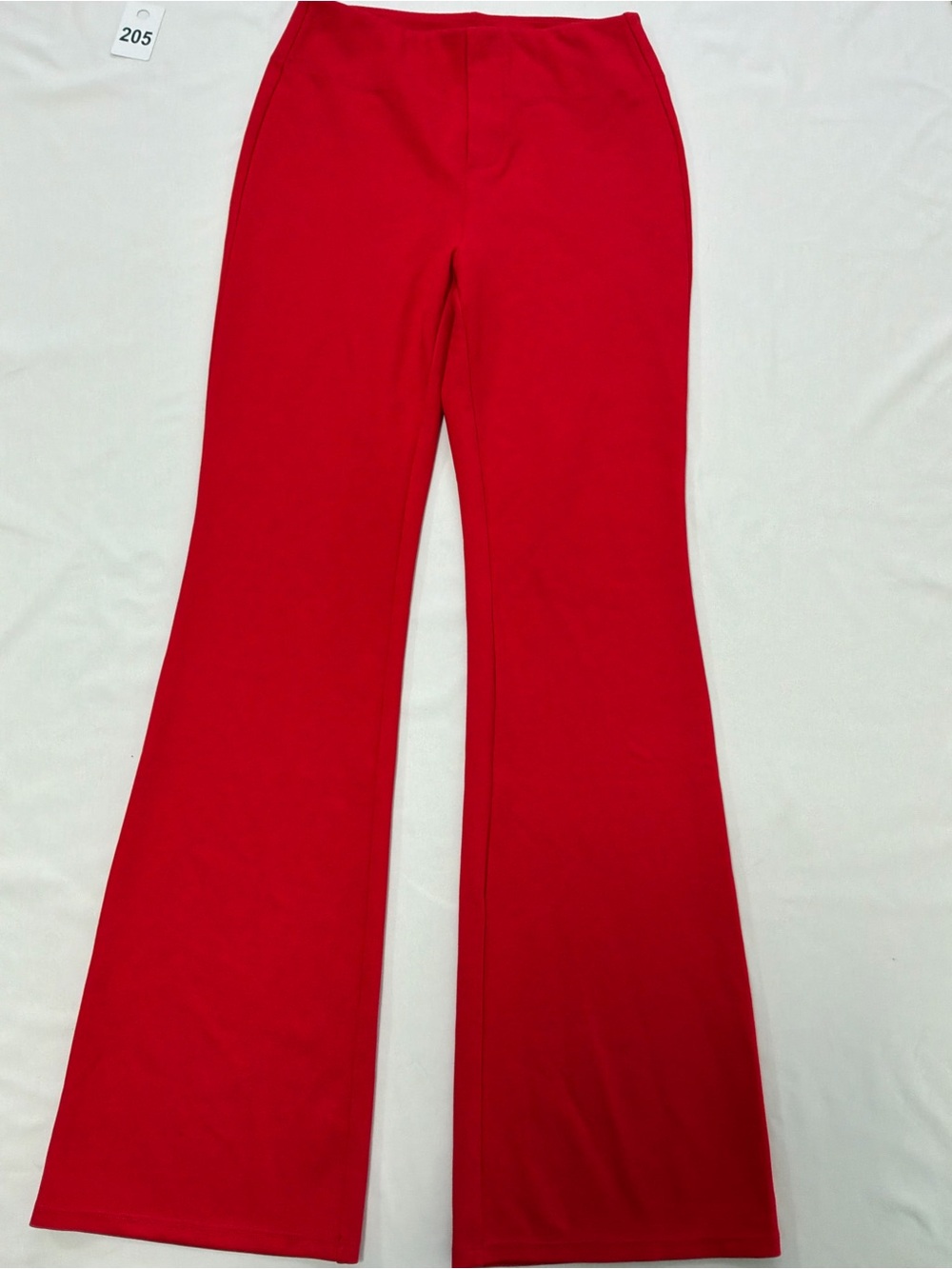 HALARA Red High-Rise Flare Pants